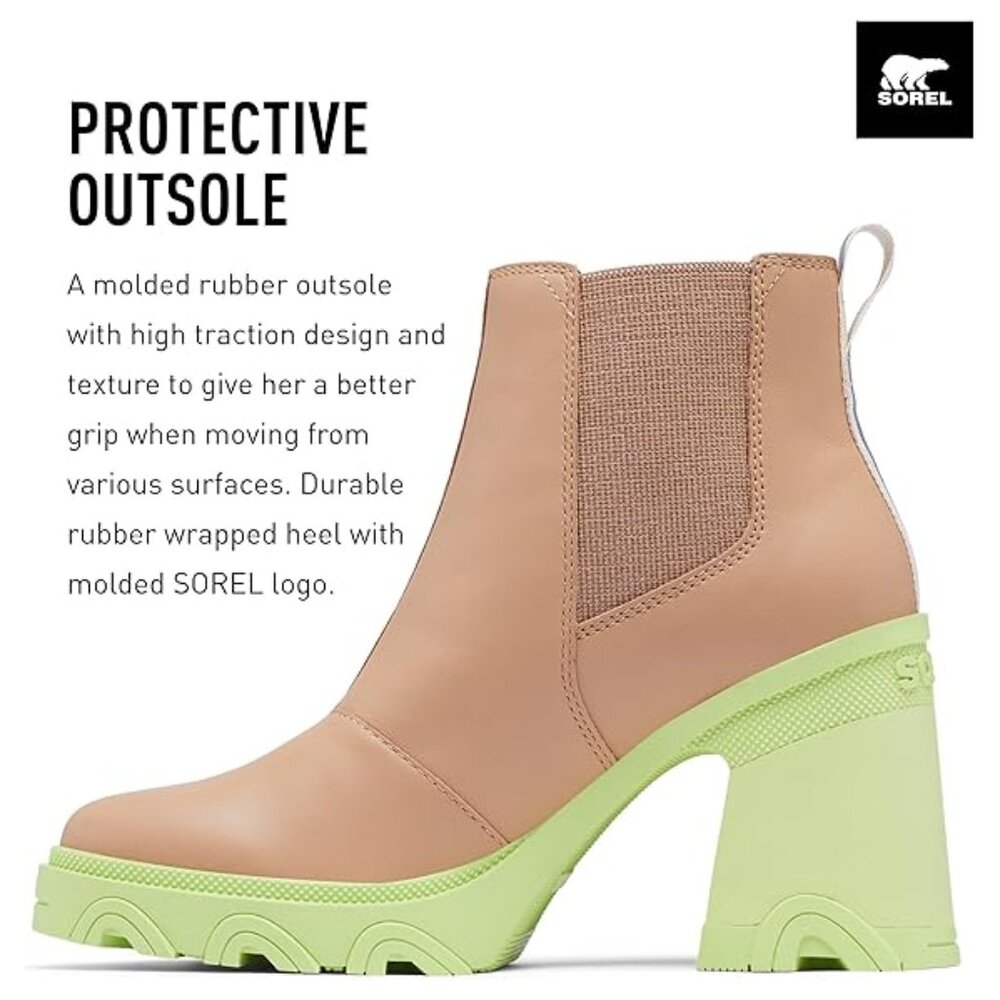 Sorel Brex Chelsea Heeled Boots - Waterproof, Leather (For Women) - Picture 6 of 7